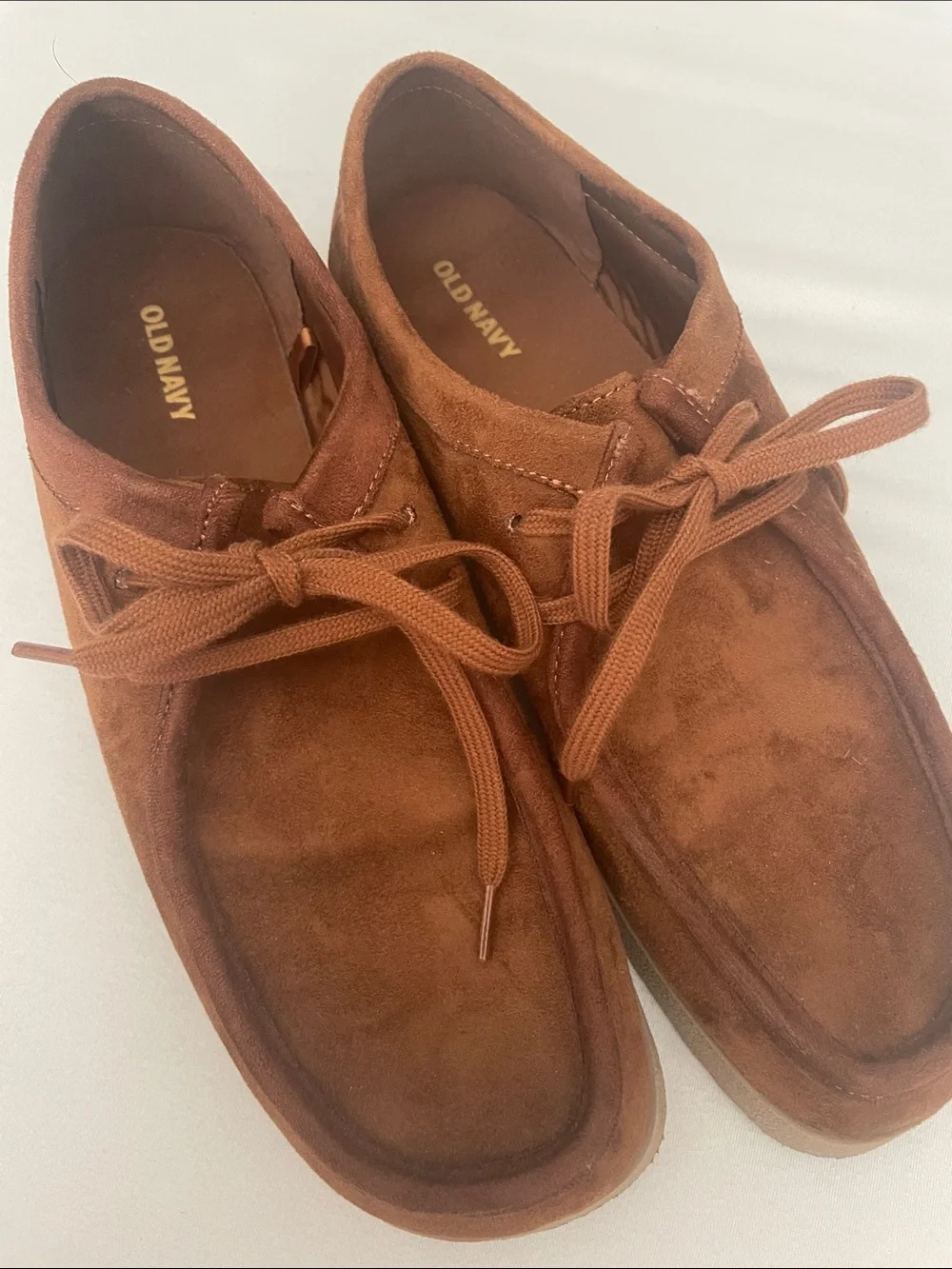 Old Navy hazelnut brown Faux Suede Derby Boots for Women 🌟